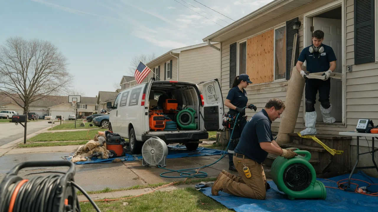 Water Damage Restoration in Bladensburg, OH near me